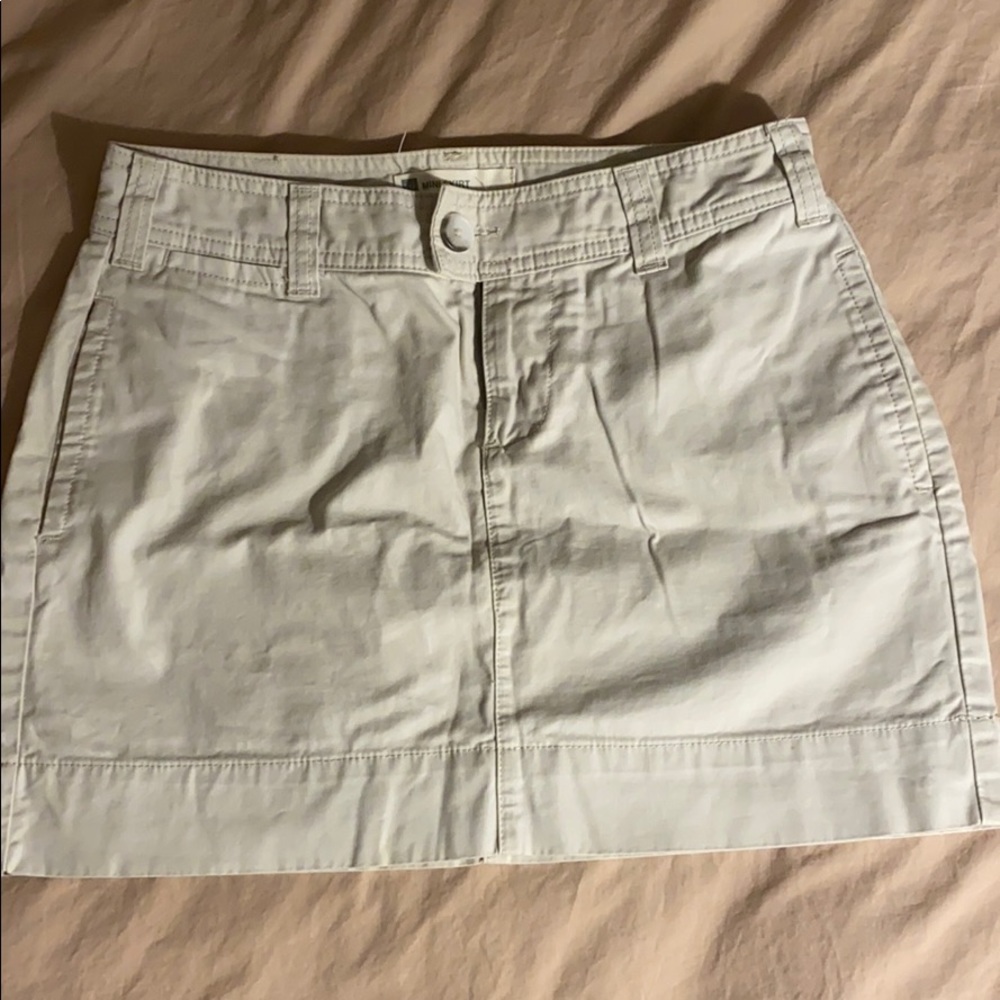 Gap khaki mini skirt